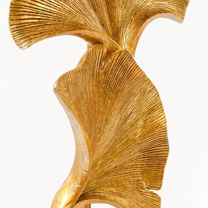 Vloerlamp ginkgobladeren 129cm goud Kare Design