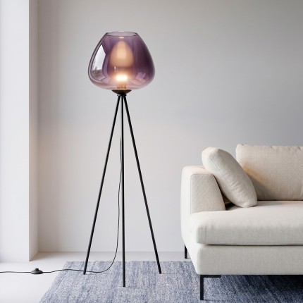 Vloerlamp Sphere 146cm blauw Kare Design