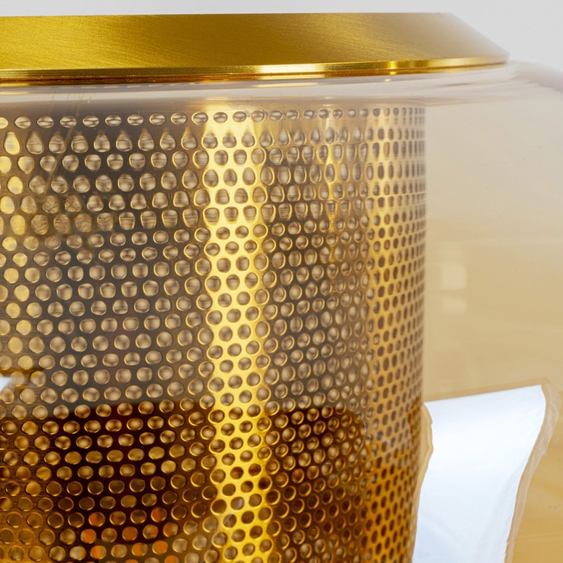 Vloerlamp Arcadia 155cm amber Kare Design