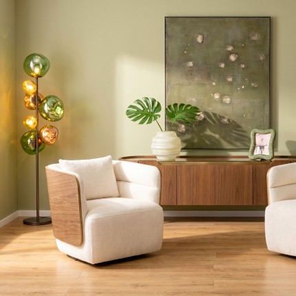Vloerlamp Burbuja 168cm veelkleurig Kare Design