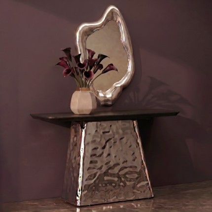 Spiegel Hologram 117x68cm Zilver Kare Design