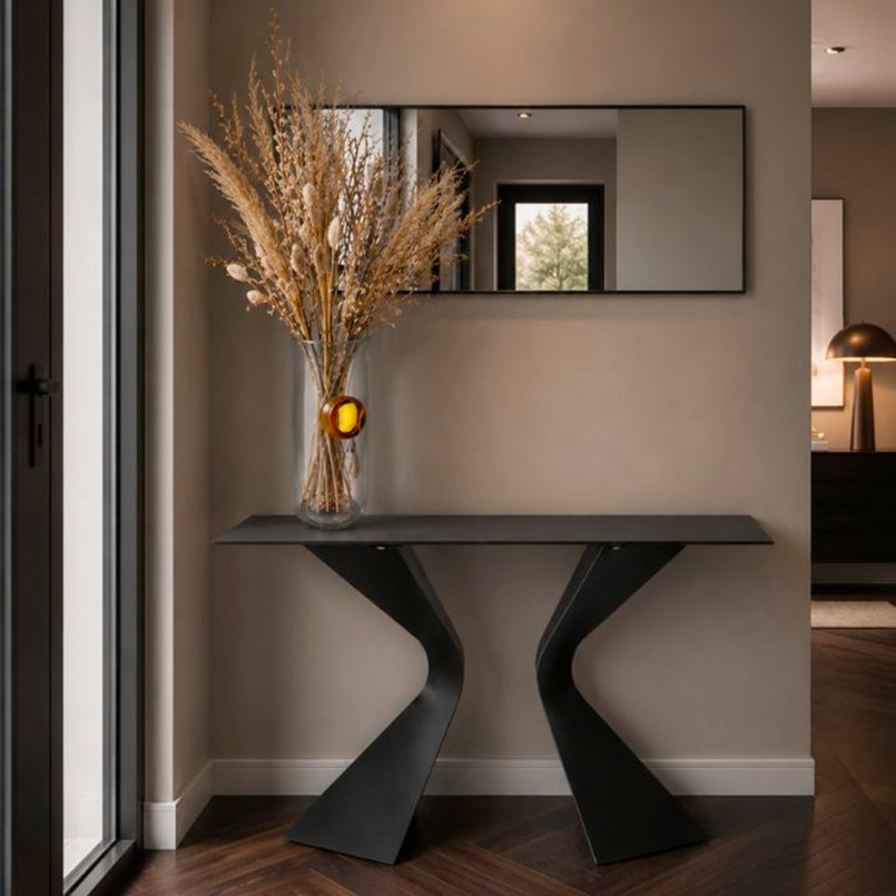 Black rectangular mirror - Bella - Kare Design