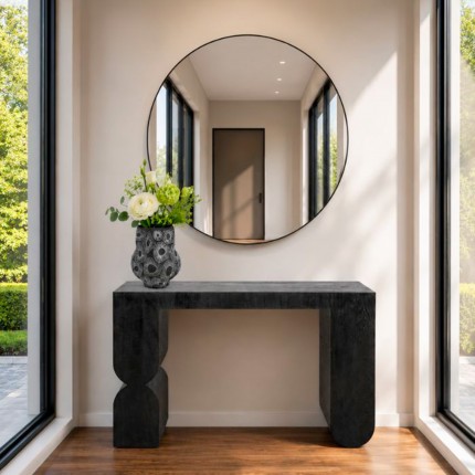 Spiegel Starlet Ø100cm zwart Design