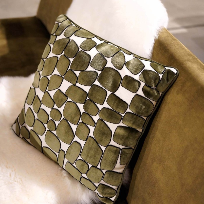 Kussen Pebbles groen Kare Design