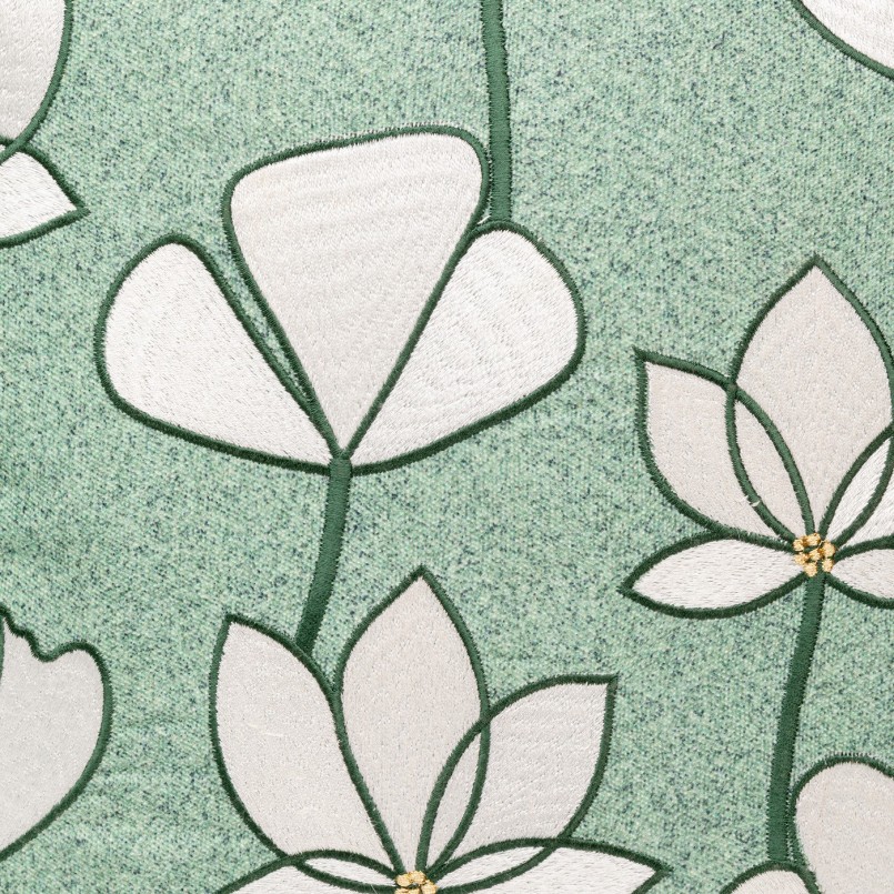 Cushion Zari green Kare Design