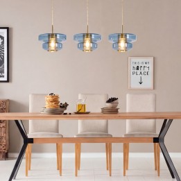 Hanglamp Arcadia 125cm blauw Kare Design