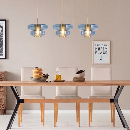 Pendant Lamp Arcadia 125cm blue Kare Design