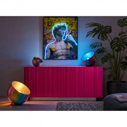 Tafellamp Rainbow Ø51cm roze Kare Design
