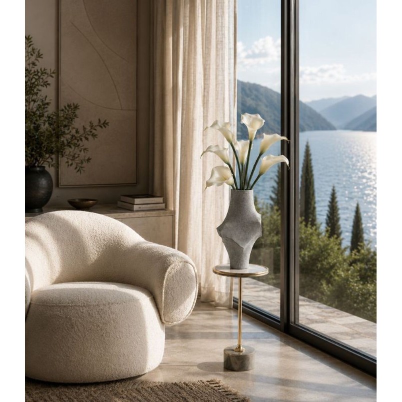 Vase Balu 46cm grey Kare Design
