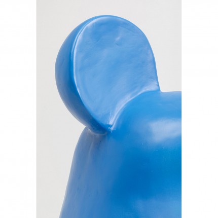 Woonaccessoires beer XL 101cm blauw Kare Design