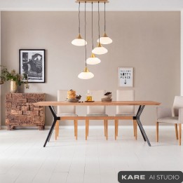 Pendant Lamp Gocce 70cm Kare Design