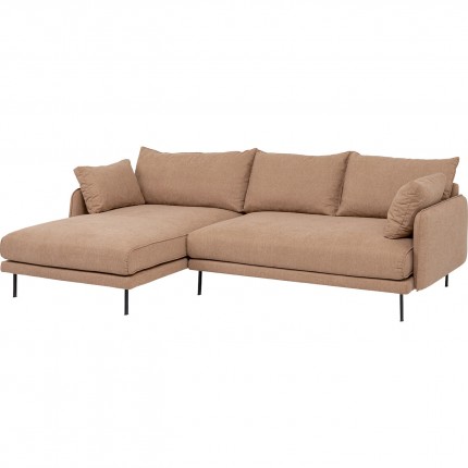 Hoekbank Edna links lichtbruin Kare Design