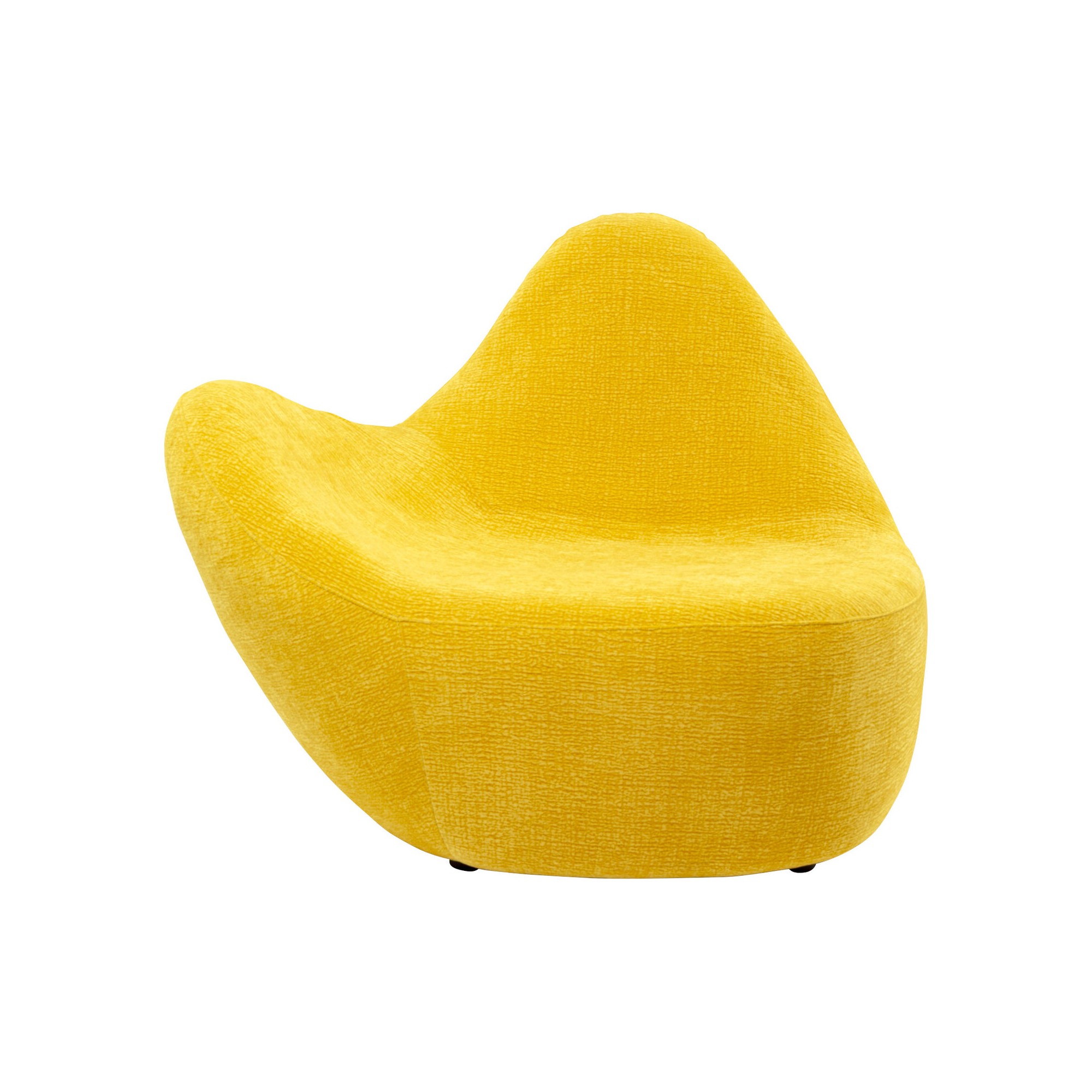 Fauteuil Glow Wave jaune 116cm