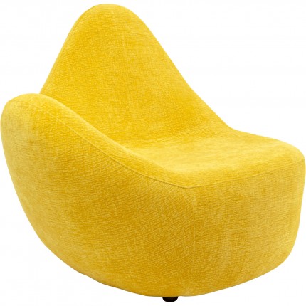 Fauteuil Glow Wave geel Kare Design