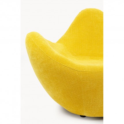 Fauteuil Glow Wave geel Kare Design
