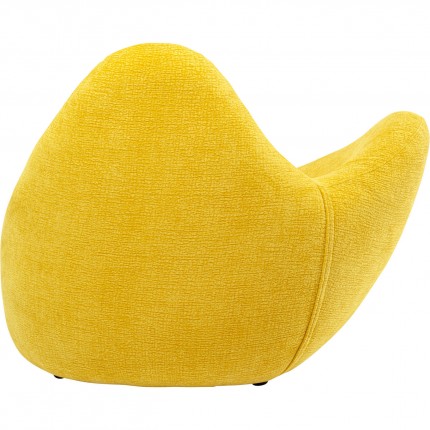 Fauteuil Glow Wave geel Kare Design