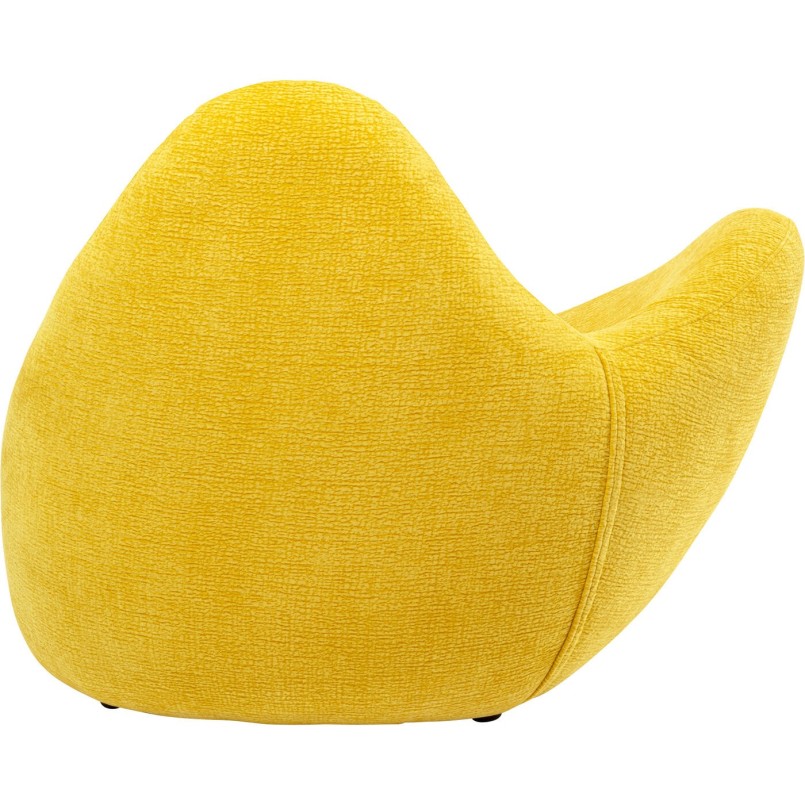 Fauteuil Glow Wave jaune 116cm