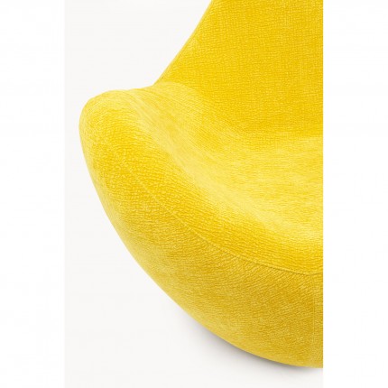 Fauteuil Glow Wave geel Kare Design