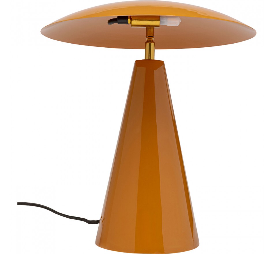 Taffellamp Fungo Flat oranje Kare Design
