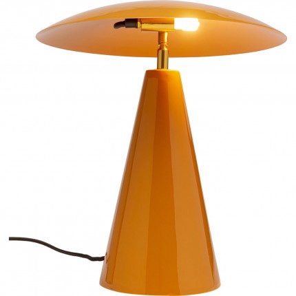 Taffellamp Fungo Flat oranje Kare Design