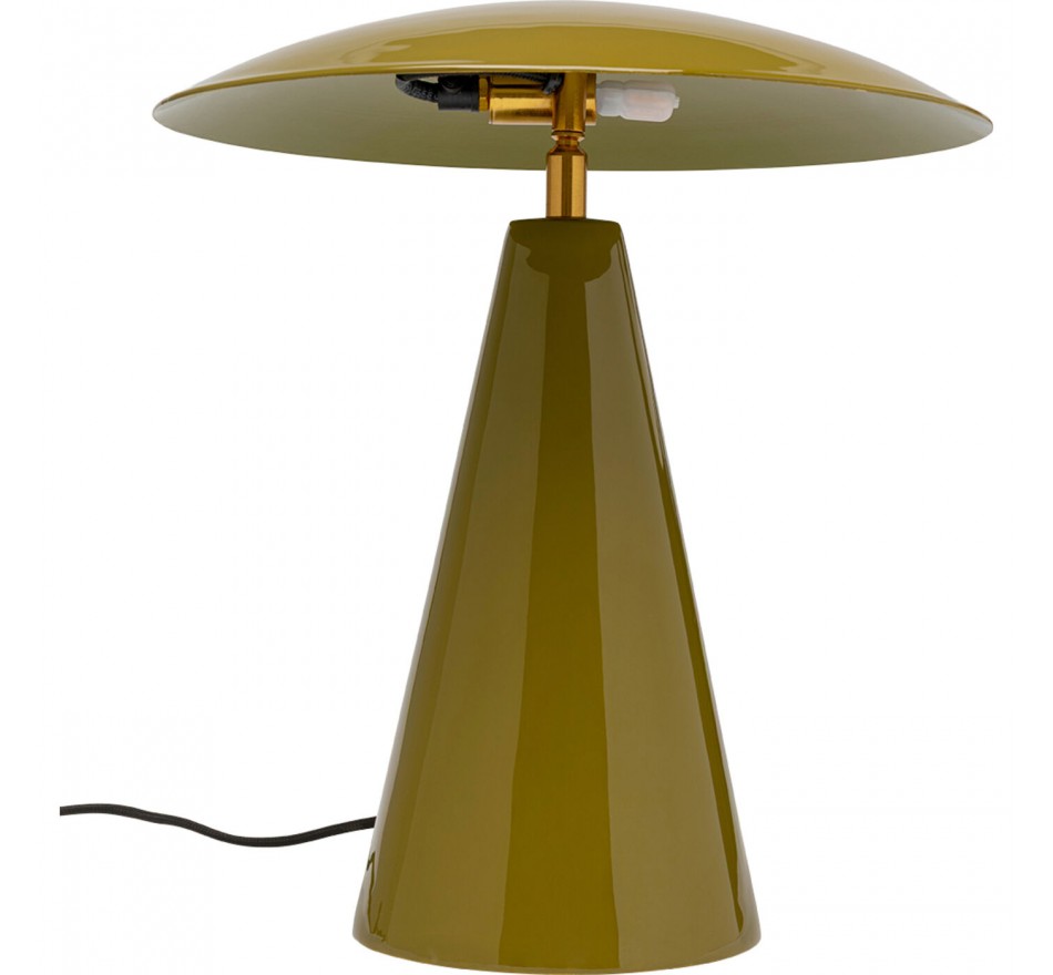 Taffellamp Fungo Flat groen Kare Design