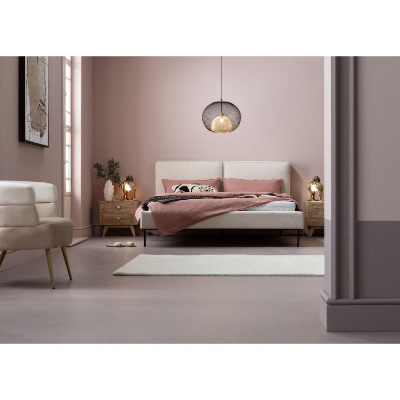 Eigentijds beige bed - East Side - Kare Design