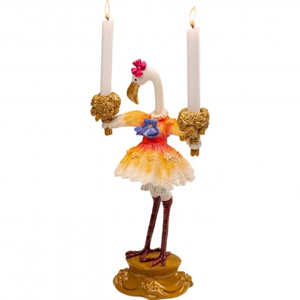Candle Holder flamingo royal 45cm Kare Design