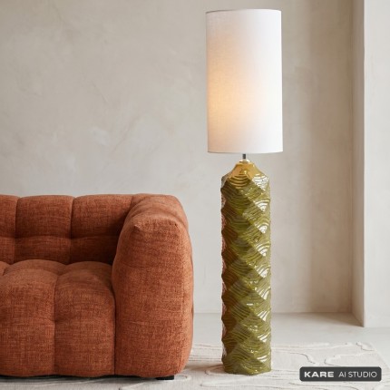 Vloerlamp Luma groen 128cm Kare Design