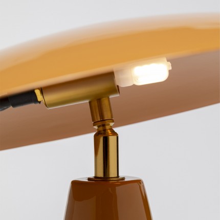 Taffellamp Fungo Flat oranje Kare Design