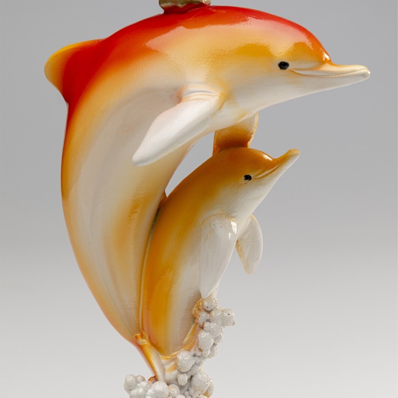 Candle Holder dolphin family 30cm Kare Design
