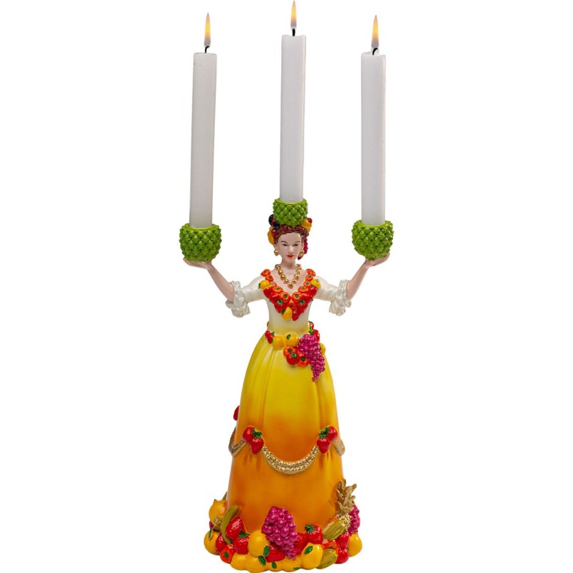 Candle Holder pineapple lady 36cm Kare Design