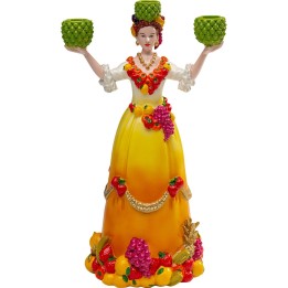 Kandelaar ananas vrouw 36cm Kare Design