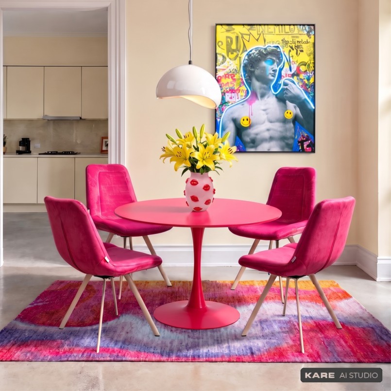 Schilderij LED David graffiti 60x80cm Kare Design