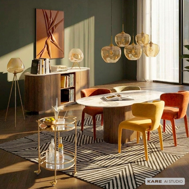Eettafel Ruben 200x100cm Kare Design
