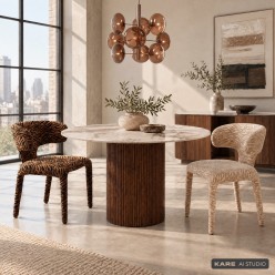Eettafel Ruben Ø120cm Kare Design
