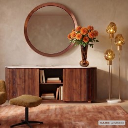 Floor Lamp Supernova 160cm gold Kare Design