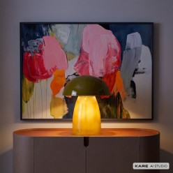 Taffellamp Fungo 37cm groen Kare Design