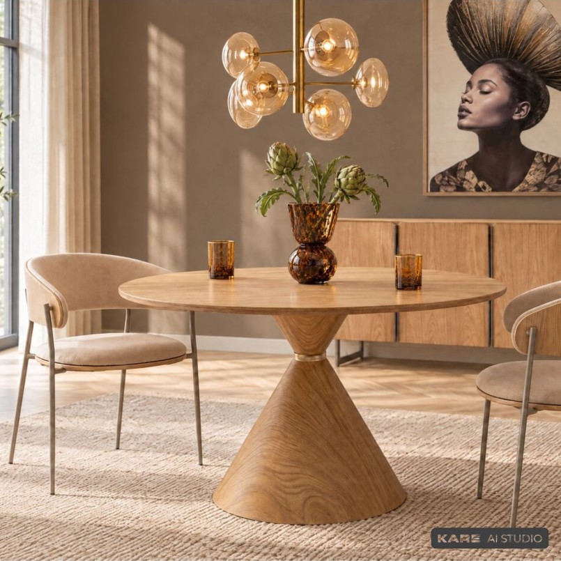 Table Cono Ø120cm eik Kare Design