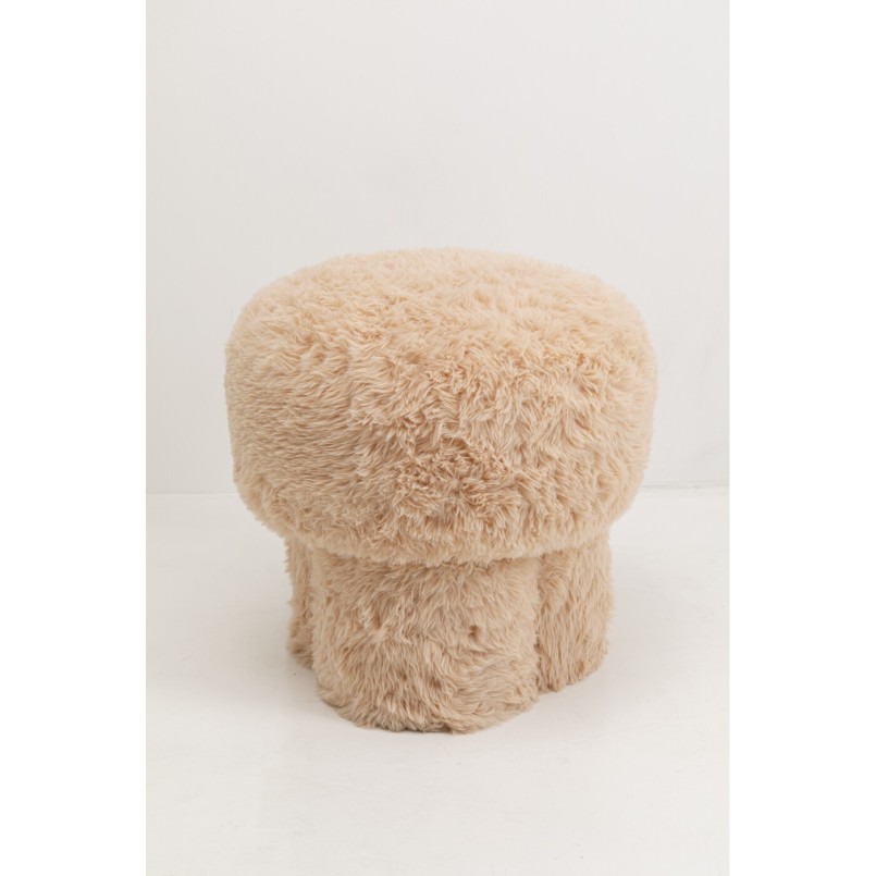 Stool Softy Ø49cm beige Kare Design