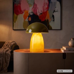 Table Lamp Fungo 37cm green Kare Design
