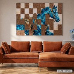 Brown Velvet Corner Sofa - Gianni - Kare Design