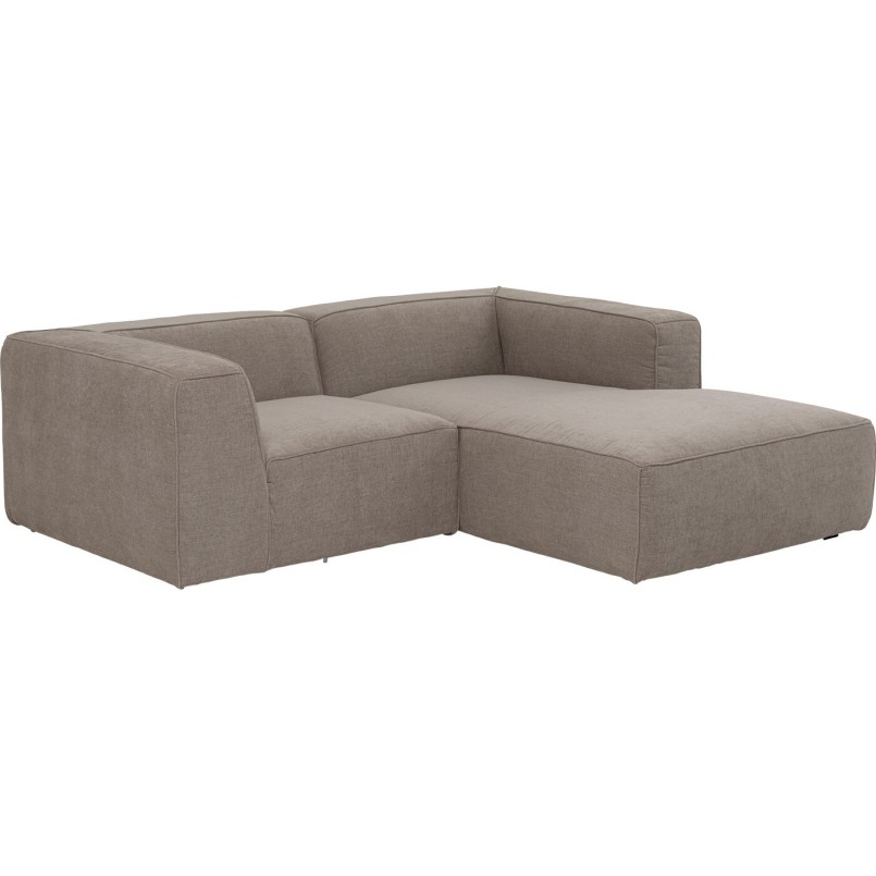 Canapé d´angle Cubo taupe droite