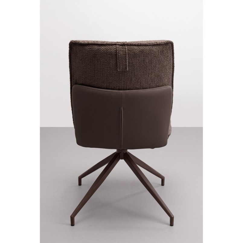 Chaise pivotante Hilla marron