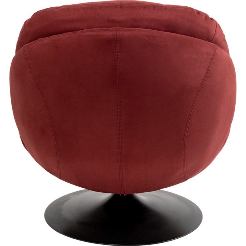 Fauteuil pivotant Cosy rouge