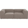 Canapé Cubo 3-places taupe 220cm