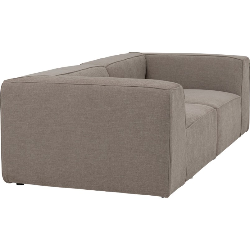 Canapé Cubo 3-places taupe 220cm