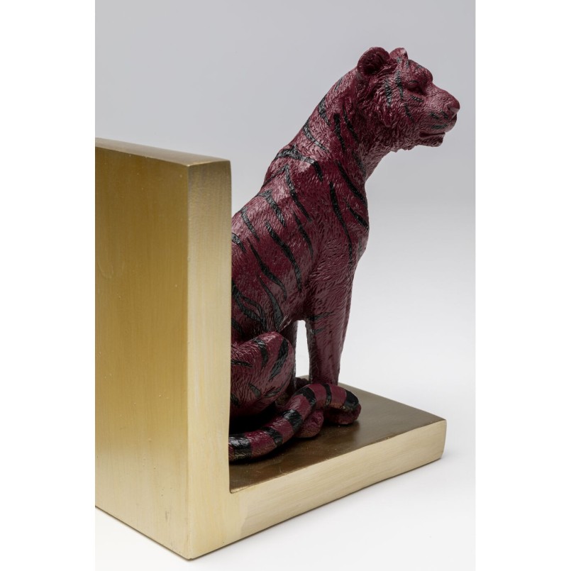 Serre-livres Tiger rouge (2/Set)
