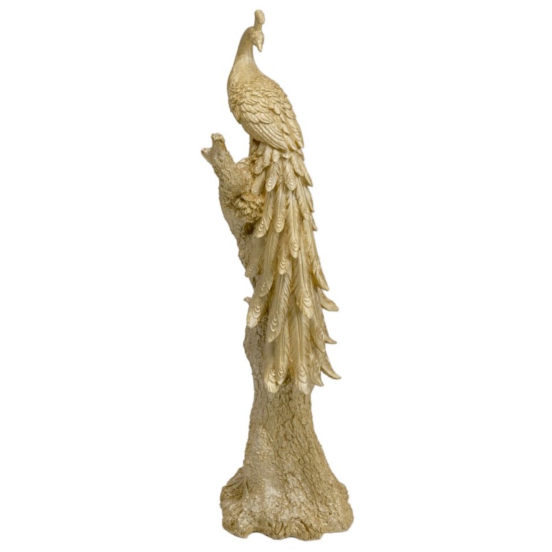 XL-decoratie gouden pauw - Kare Design