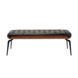 Zwarte bank van kunstleer - Bill - Kare Design