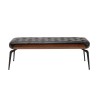 Zwarte bank van kunstleer - Bill - Kare Design